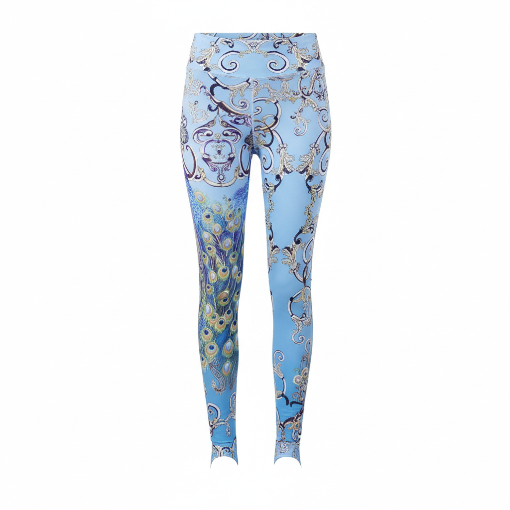 Peacock Yoga Pants