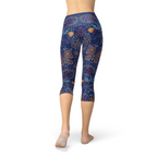 Paisley Capri Leggings