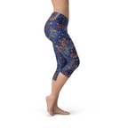 Paisley Capri Leggings