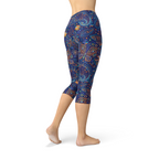 Paisley Capri Leggings